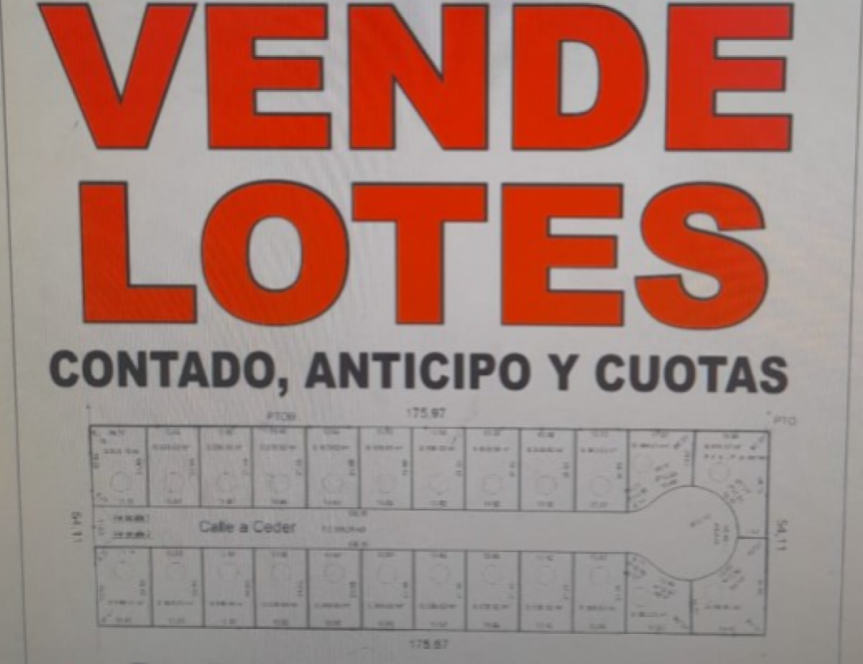 VENTA DE LOTES EN MATHEU - PDO. ESCOBAR