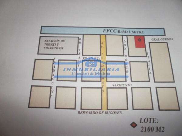  LOTES PARA INVERSORES, total 2099 m2- CENTRO ESCOBAR